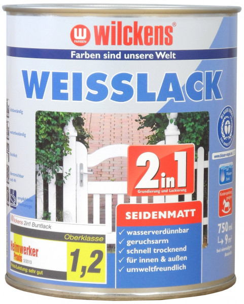 Wilckens 2in1 Weisslack seidenmatt